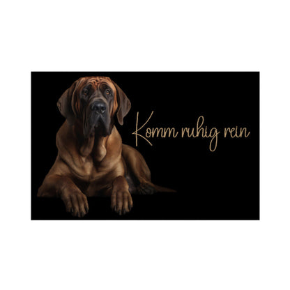 Fußmatte "Fila Brasileiro" Weiß – hunde-shirt.de