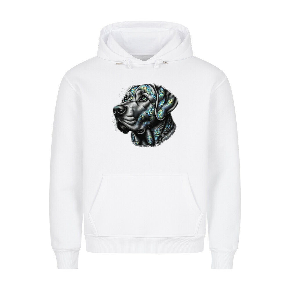 Premium Hoodie "Labrador ART" Weiß – hunde-shirt.de