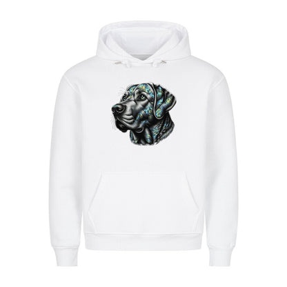 Premium Hoodie "Labrador ART" Weiß – hunde-shirt.de