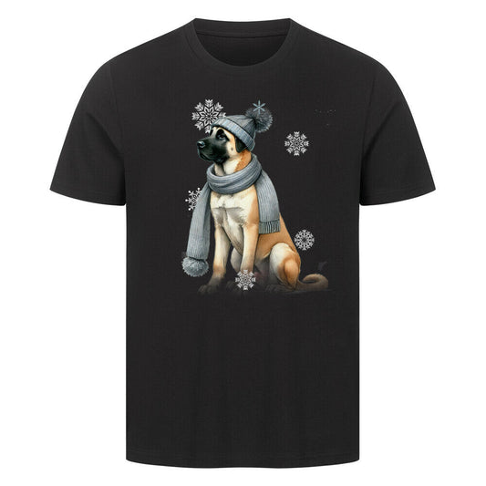 Premium T-Shirt "Kangal Winter" Schwarz – hunde-shirt.de