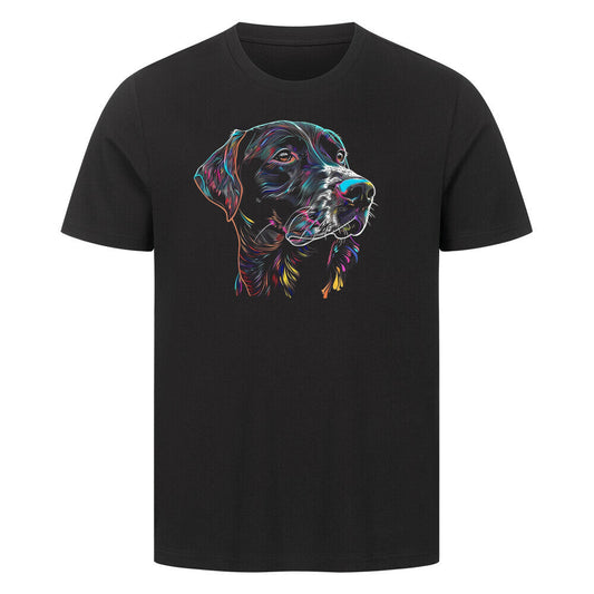 Premium T-Shirt "Deutsch Kurzhaar Paint" Schwarz – hunde-shirt.de