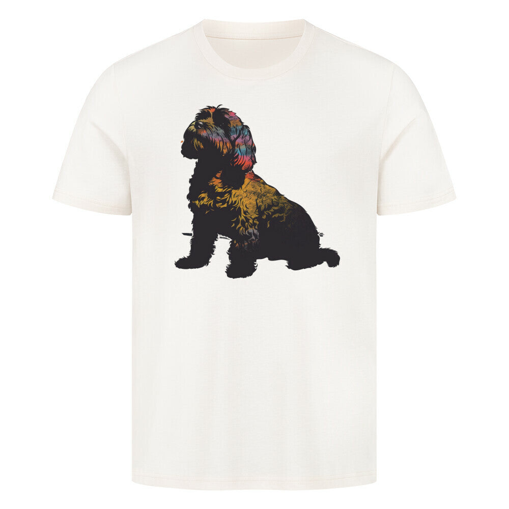 Premium T-Shirt "Cavapoo BLACK" Natural Raw – hunde-shirt.de