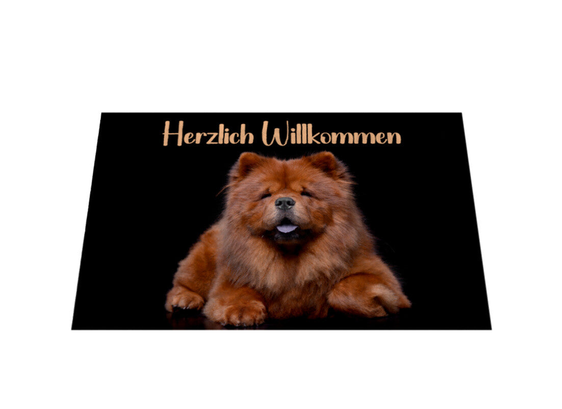 Fußmatte "Chow-Chow - Herzlich Willkommen" – hunde-shirt.de