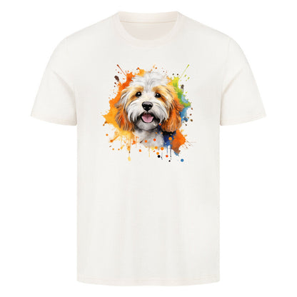 Premium T-Shirt "Havaneser Paint" Natural Raw – hunde-shirt.de