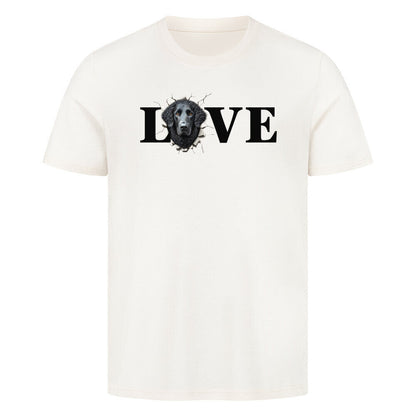 Premium T-Shirt "Curly Coated Retriever LOVE" Natural Raw – hunde-shirt.de
