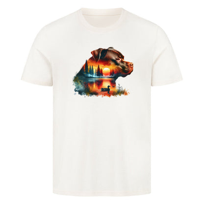 Premium T-Shirt "Pit Bull Silence" Natural Raw – hunde-shirt.de