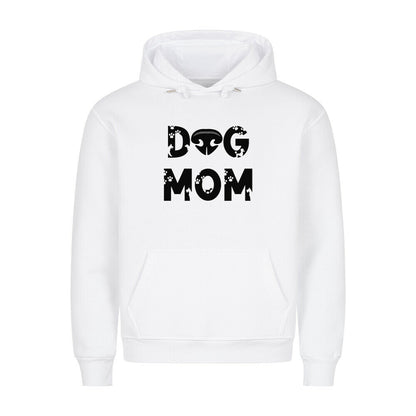 Premium Hoodie "DOG MOM" Weiß – hunde-shirt.de