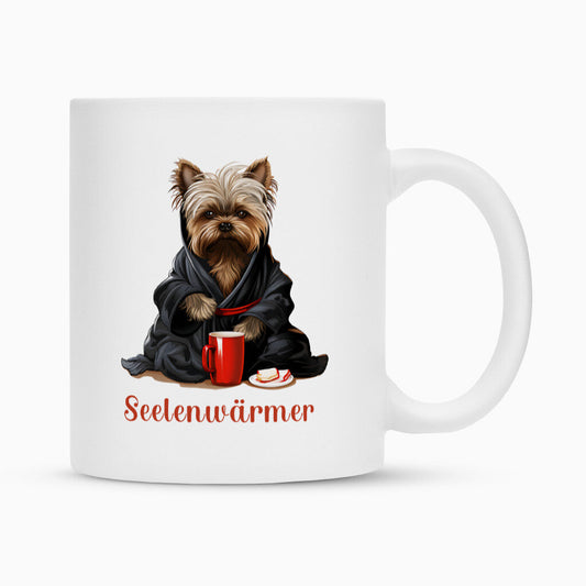 Tasse "Cairn Terrier - Seelenwärmer" Weiß – hunde-shirt.de