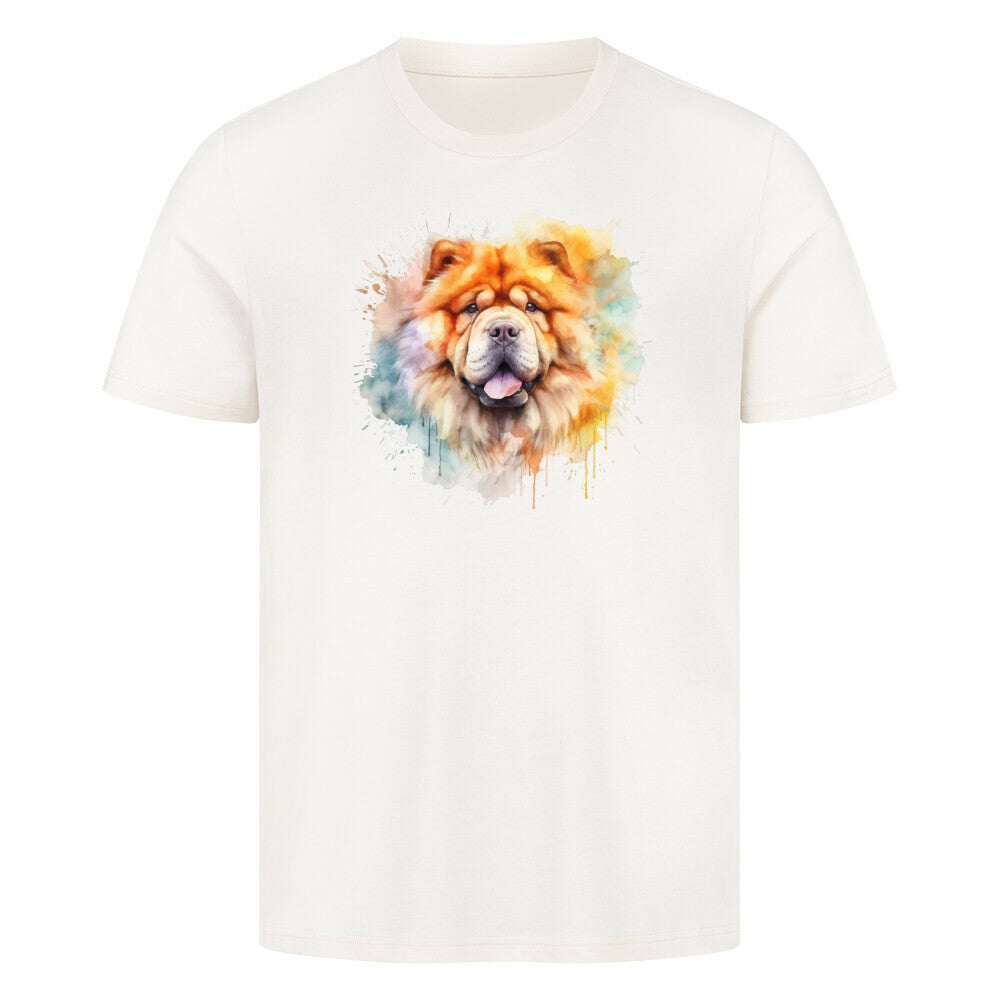 Premium T-Shirt "Chow-Chow Splash" Natural Raw – hunde-shirt.de