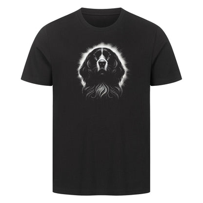 Premium T-Shirt "Springer Spaniel Shine" Schwarz – hunde-shirt.de