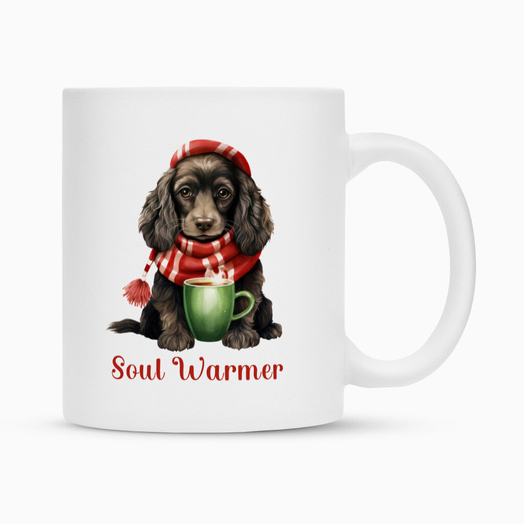 Tasse "English Cocker Spaniel - Soul Warmer" Weiß – hunde-shirt.de