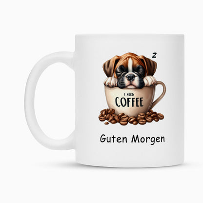 Tasse "Boxer - Guten Morgen" – hunde-shirt.de