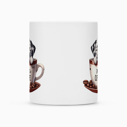 Tasse "Dalmatiner - I need Coffee" – hunde-shirt.de