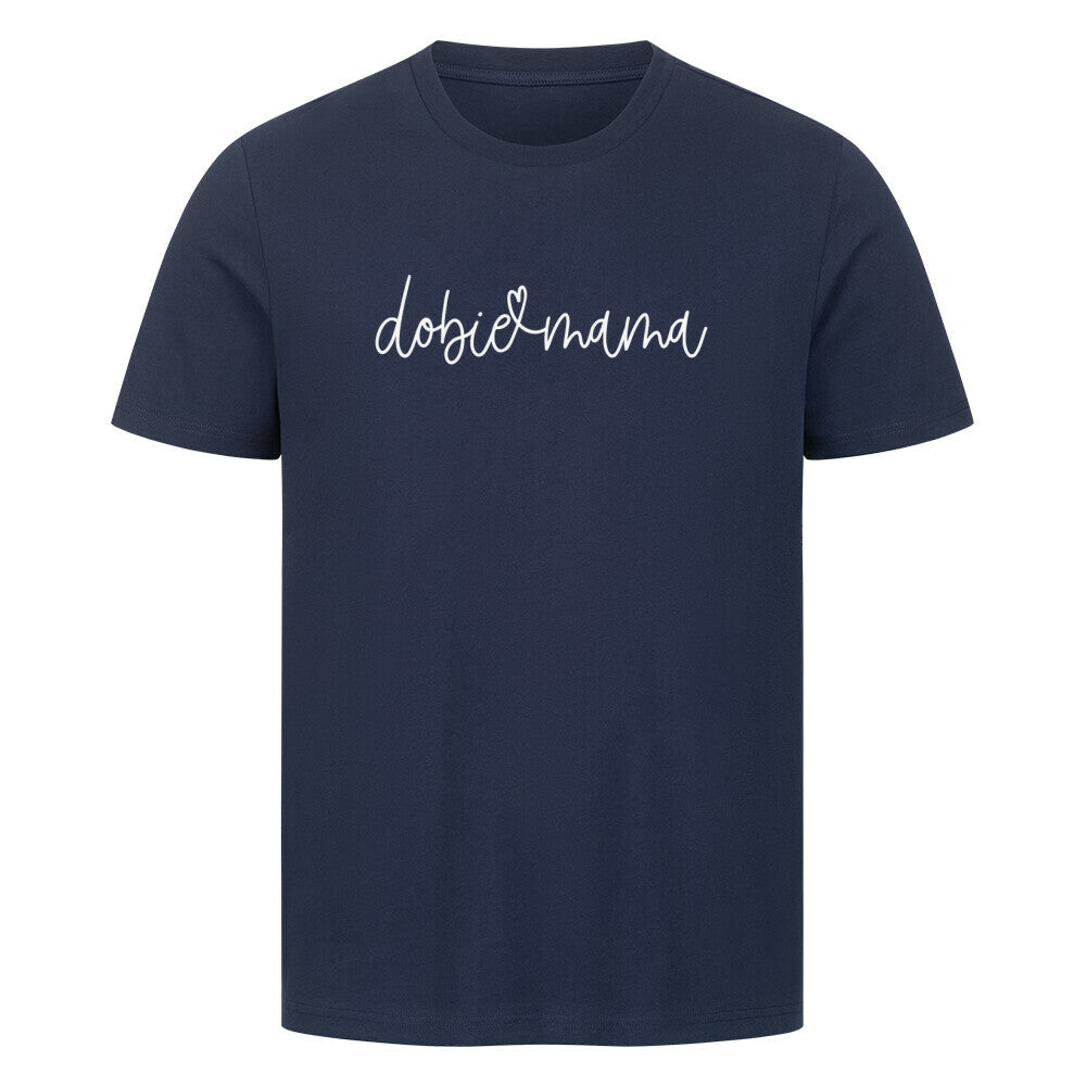 Premium T-Shirt "Dobermann dobie mama" French Navy – hunde-shirt.de