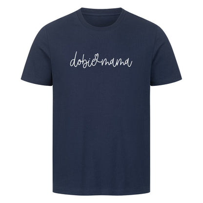 Premium T-Shirt "Dobermann dobie mama" French Navy – hunde-shirt.de