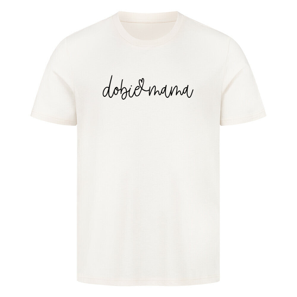 Premium T-Shirt "Dobermann dobie mama" Natural Raw – hunde-shirt.de