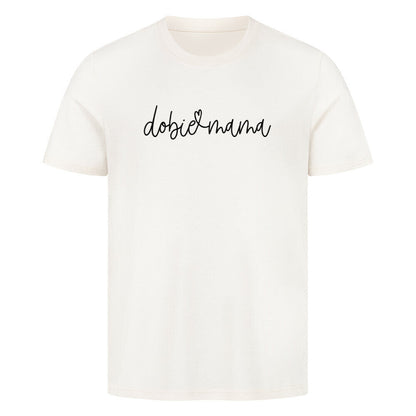 Premium T-Shirt "Dobermann dobie mama" Natural Raw – hunde-shirt.de