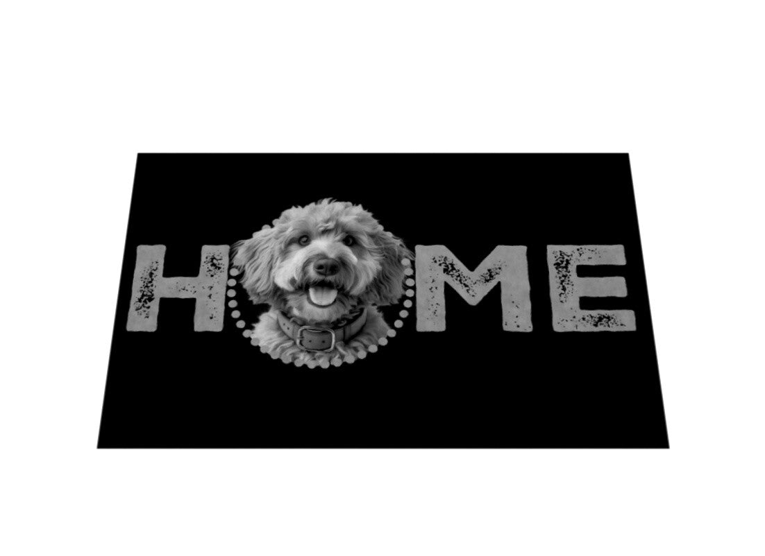 Fußmatte "Golden Doodle - HOME-Edition" – hunde-shirt.de