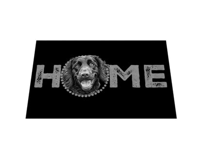Fußmatte "Curly Coated Retriever - HOME-Edition" – hunde-shirt.de