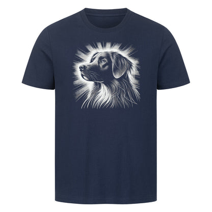 Premium T-Shirt "Nova Scotia Duck Tolling Retriever Shine" French Navy – hunde-shirt.de