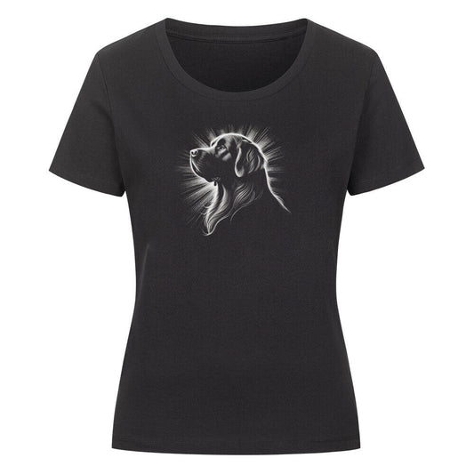Premium Organic Damen-Shirt "Chesapeake Bay Retriever Shine" Schwarz – hunde-shirt.de