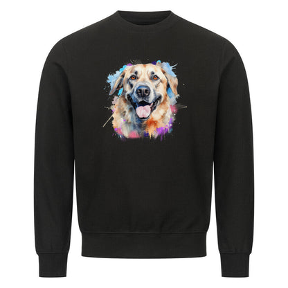 Premium Sweatshirt "Kangal - Paint" Schwarz – hunde-shirt.de