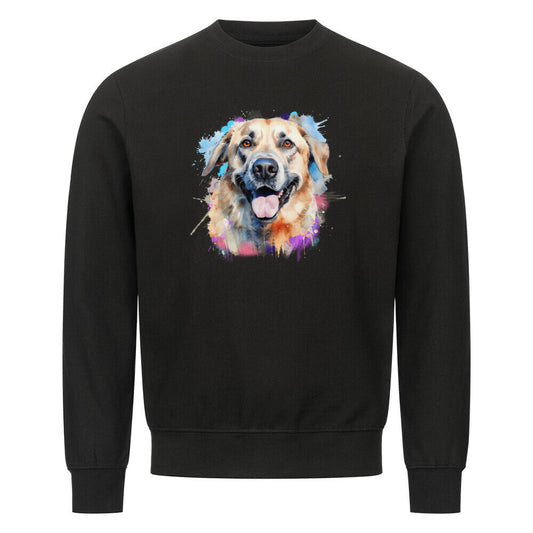 Premium Sweatshirt "Kangal - Paint" Schwarz – hunde-shirt.de