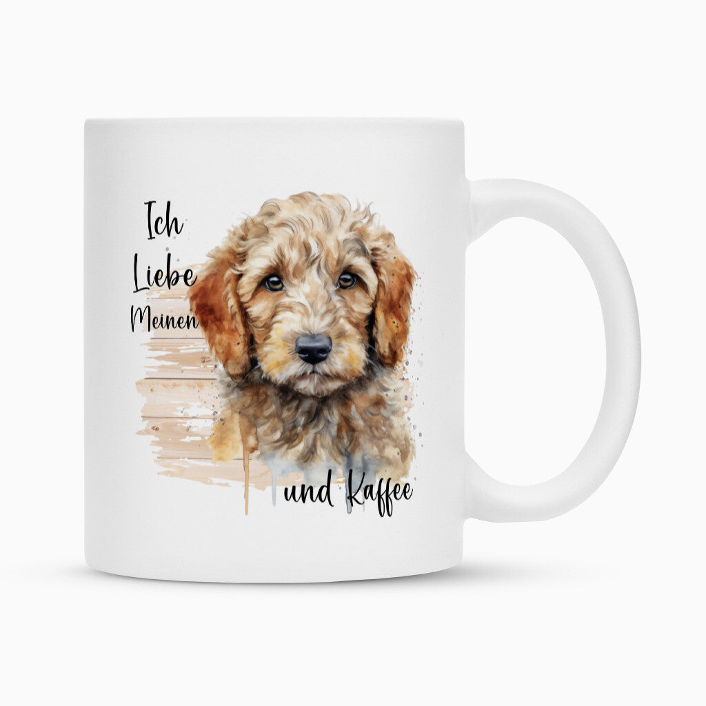 Tasse "Labradoodle - Ich liebe..." Weiß – hunde-shirt.de