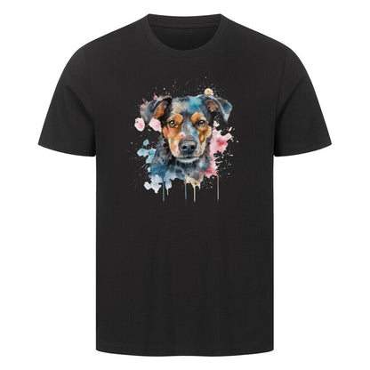 Premium T-Shirt "Manchester Terrier - Paint" Schwarz – hunde-shirt.de