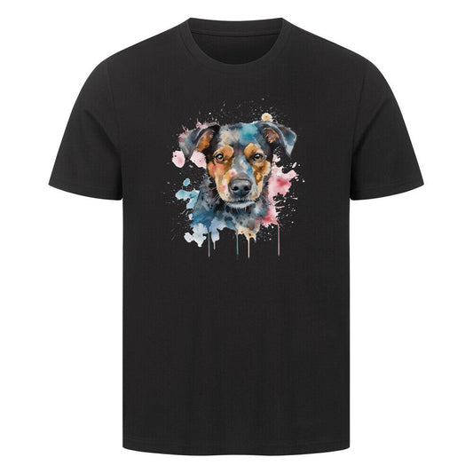 Premium T-Shirt "Manchester Terrier - Paint" Schwarz – hunde-shirt.de