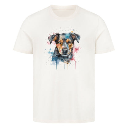 Premium T-Shirt "Manchester Terrier - Paint" Natural Raw – hunde-shirt.de