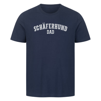 Premium T-Shirt "Schäferhund - DAD" French Navy – hunde-shirt.de