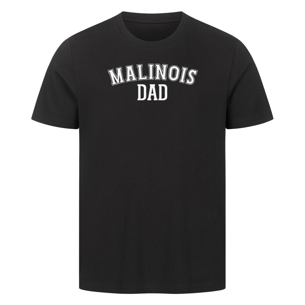 Premium T-Shirt "Malinois - DAD" Schwarz – hunde-shirt.de
