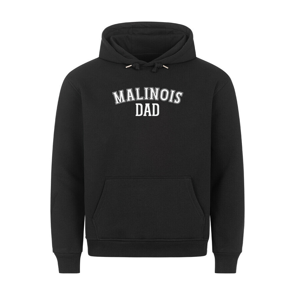 Premium Hoodie "Malinois - DAD" Schwarz – hunde-shirt.de