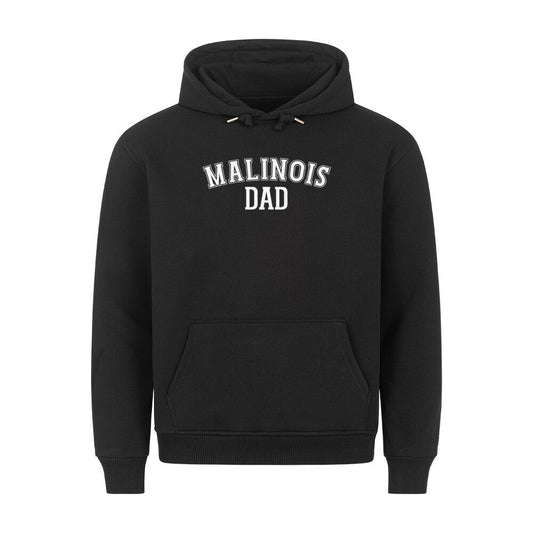 Premium Hoodie "Malinois - DAD" Schwarz – hunde-shirt.de