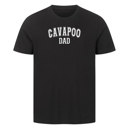 Premium T-Shirt "Cavapoo - DAD" Schwarz – hunde-shirt.de