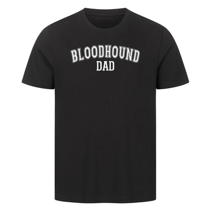 Premium T-Shirt "Bloodhound - DAD" Schwarz – hunde-shirt.de