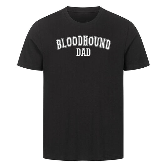 Premium T-Shirt "Bloodhound - DAD" Schwarz – hunde-shirt.de