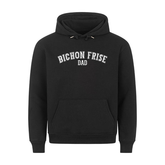 Premium Hoodie "Bichon - DAD" Schwarz – hunde-shirt.de
