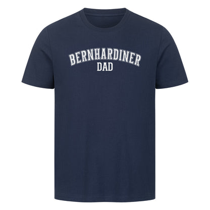 Premium T-Shirt "Bernhardiner - DAD" French Navy – hunde-shirt.de