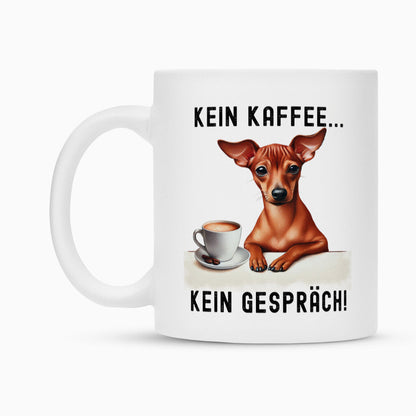 Tasse "Zwergpinscher ( hell ) - Kein Kaffee..." – hunde-shirt.de