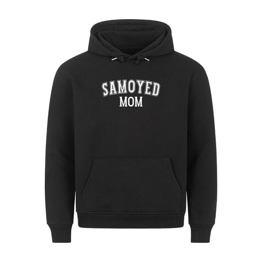 Premium Hoodie "Samoyed - MOM" Schwarz – hunde-shirt.de