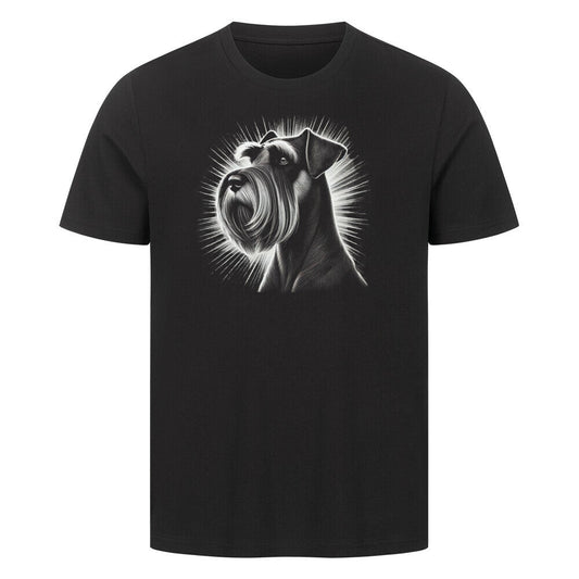Premium T-Shirt "Schnauzer - Shine" Schwarz – hunde-shirt.de