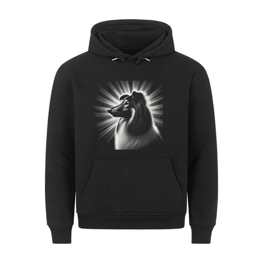 Premium Hoodie "Sheltie - Shine" Schwarz – hunde-shirt.de