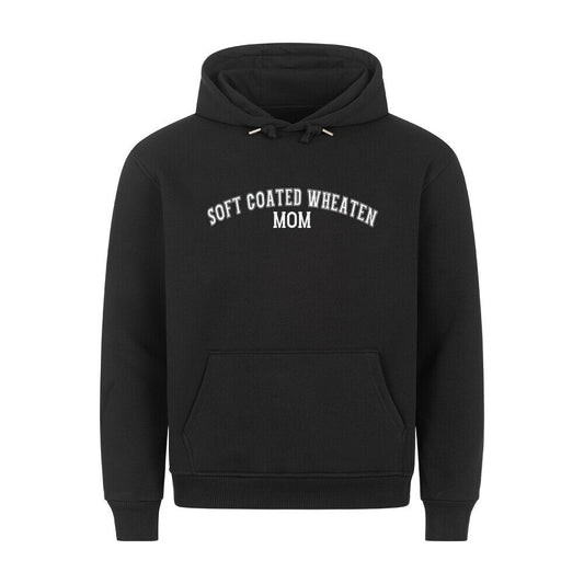 Premium Hoodie "Soft Coated Wheaten - MOM" Schwarz – hunde-shirt.de