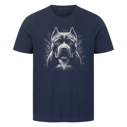 Premium T-Shirt "Bully XL / XXL - Shine" French Navy – hunde-shirt.de