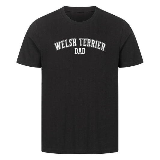 Premium T-Shirt "Welsh Terrier - DAD" Schwarz – hunde-shirt.de