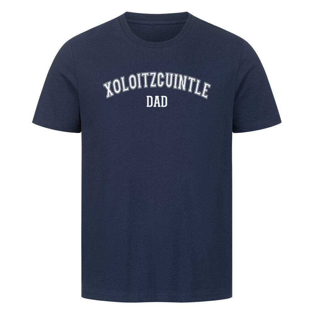 Premium T-Shirt "Xolo - DAD" French Navy – hunde-shirt.de
