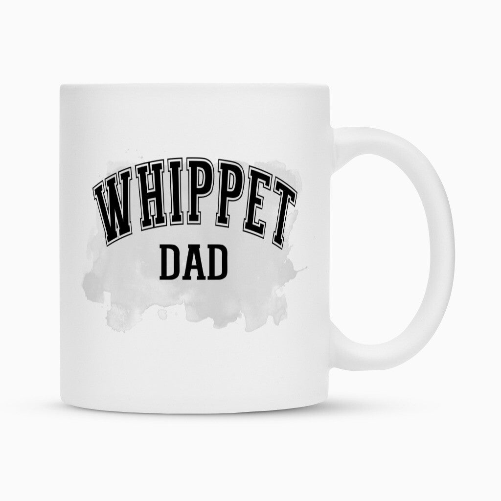 Tasse "Whippet - DAD" Weiß – hunde-shirt.de