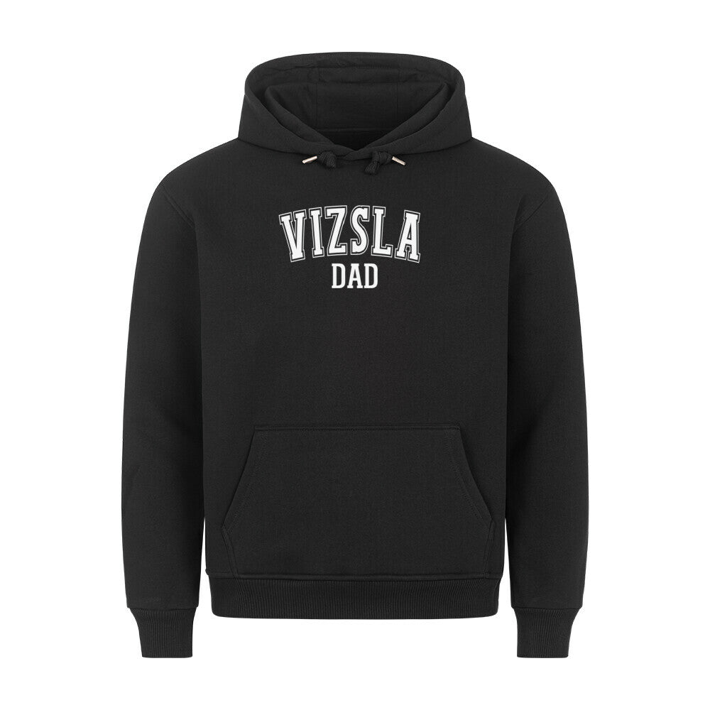 Premium Hoodie "Vizsla - DAD" Schwarz – hunde-shirt.de